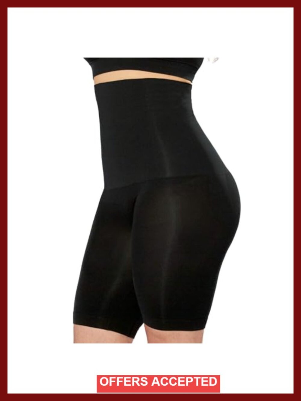 High-Waisted Shapewear Shorts Tummy Control Thigh Slimmer